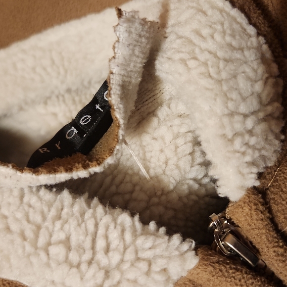 Braetan small brown fur lined hooded zip up coat - Picture 14 of 14